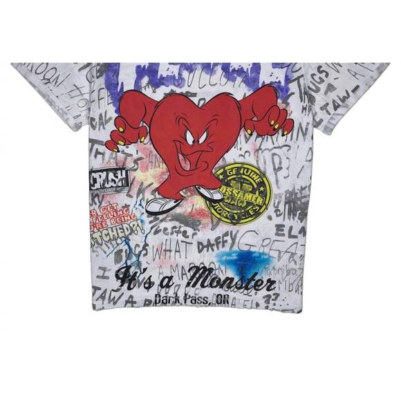 NEW ELEVEN PARIS looney tunes t-shirt in white - Picture 2 of 3